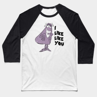 I "LIKE" like you Vintage Style - Distressed Baseball T-Shirt